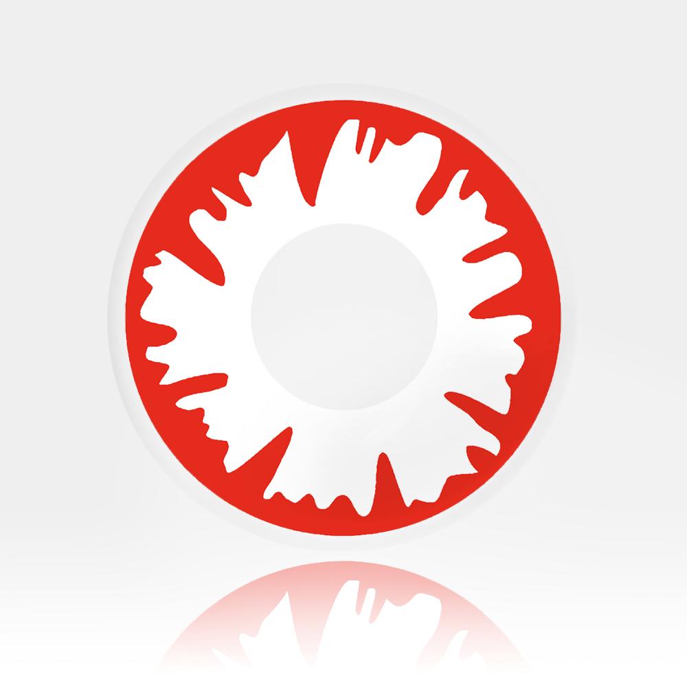 White Demon Halloween Contacts