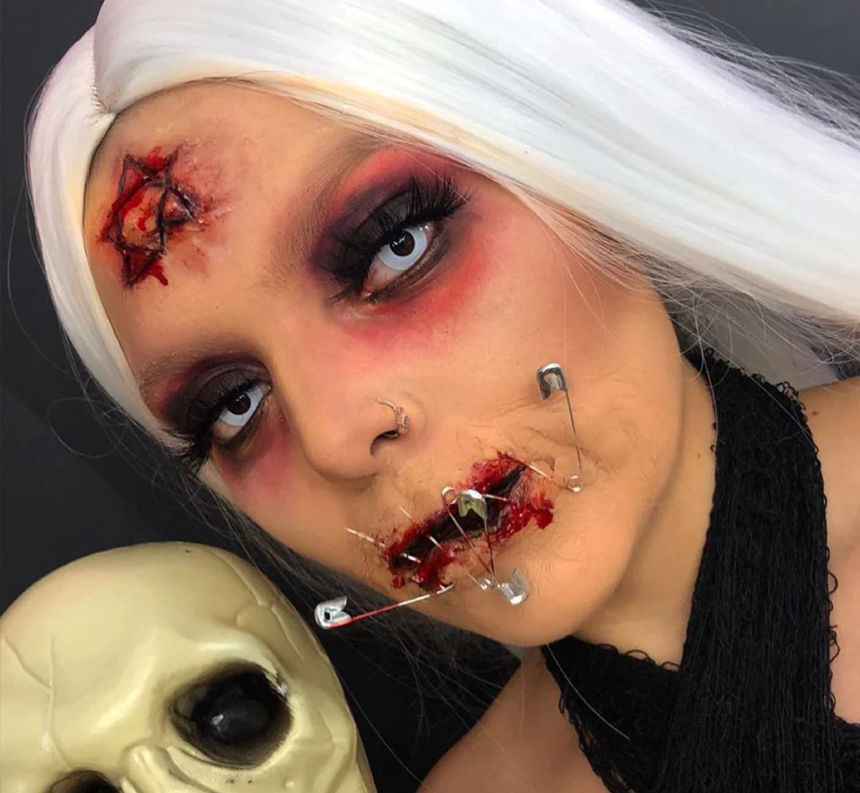 White Out Contact Lenses