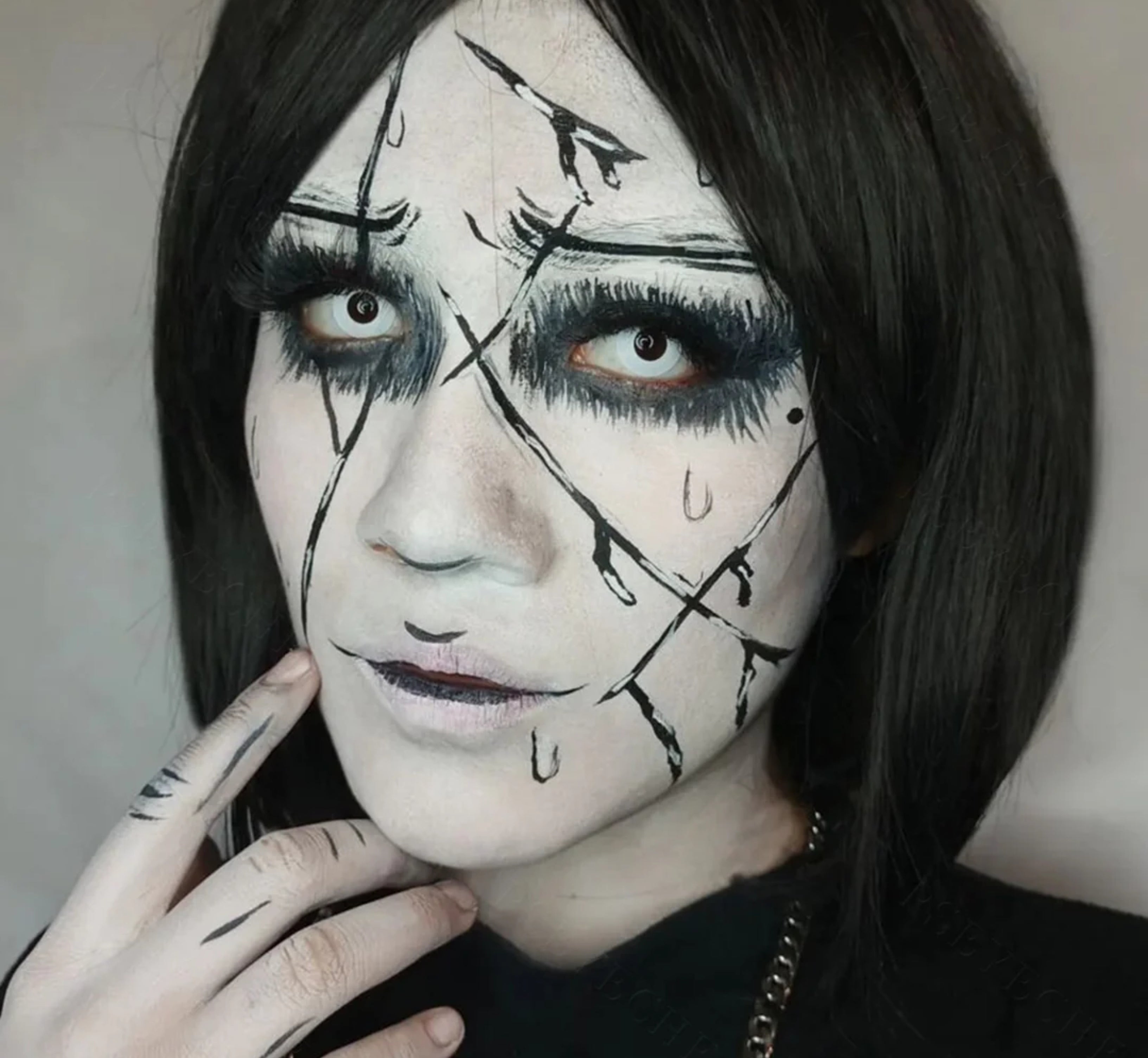 White Out Contact Lenses
