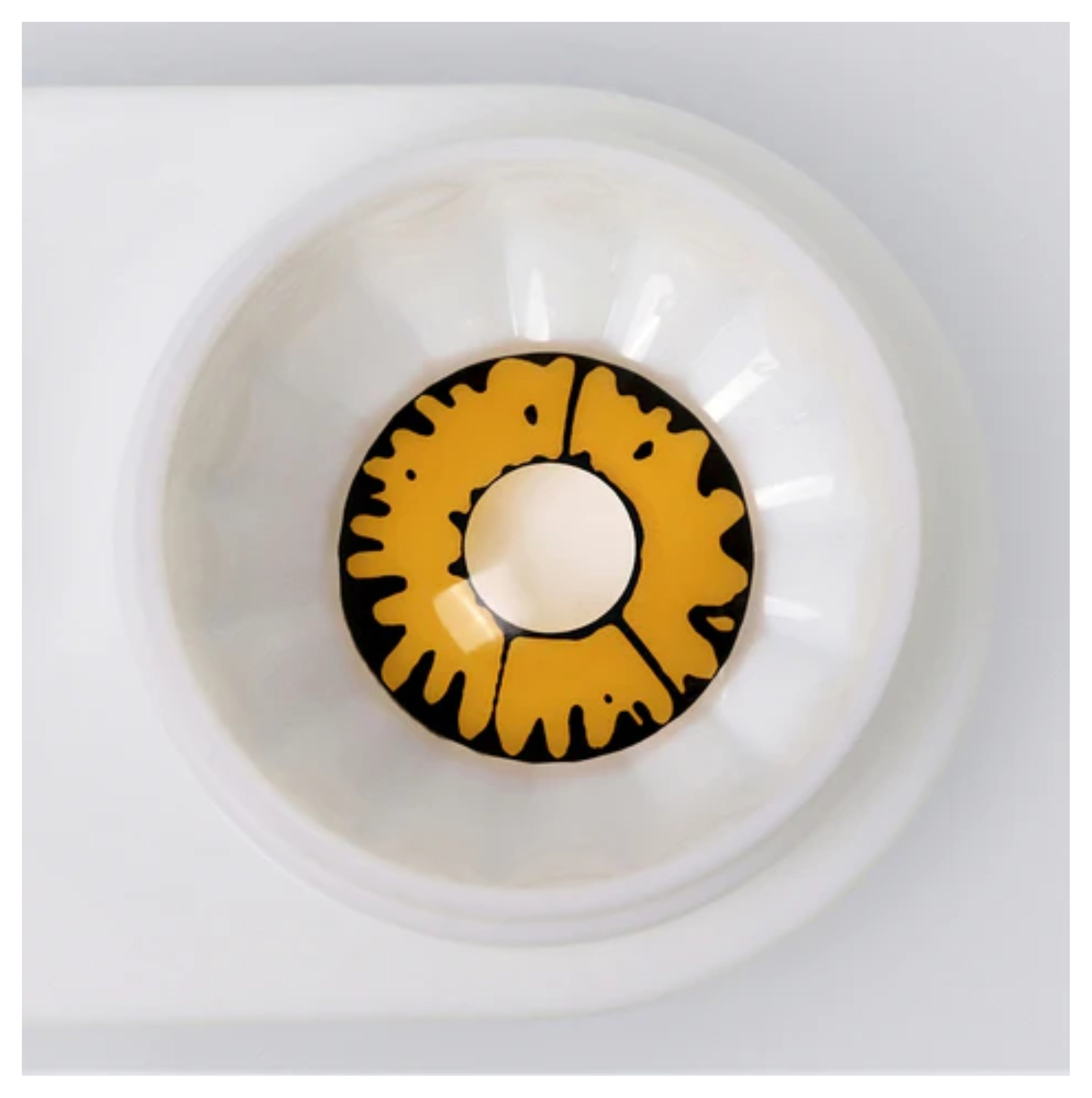 Yellow New Moon Twilight Vampire Cosplay Contacts