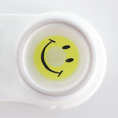 Yellow Smiley Cosplay Contacts (Expiry - 09/25)