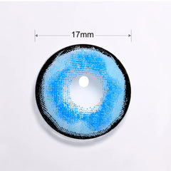 17mm Aquaman Blue Mini Sclera Contacts
