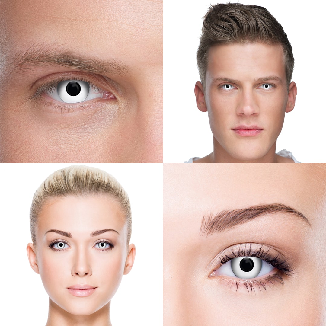 White Out Contact Lenses