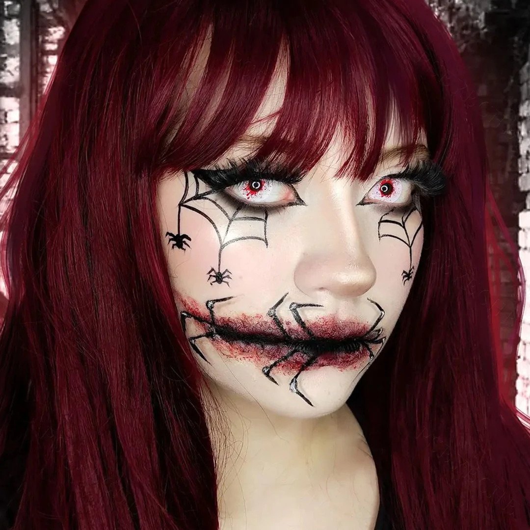 Crazy Blood Splat Halloween Contacts