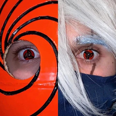 Naruto Kakashi Sharingan Cosplay Contacts