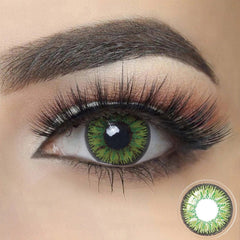 Nonno Forest Green Coloured Contacts