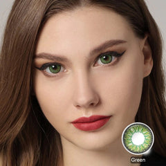 Nonno Forest Green Coloured Contacts