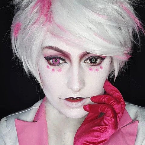 Pink Manson Halloween Contacts