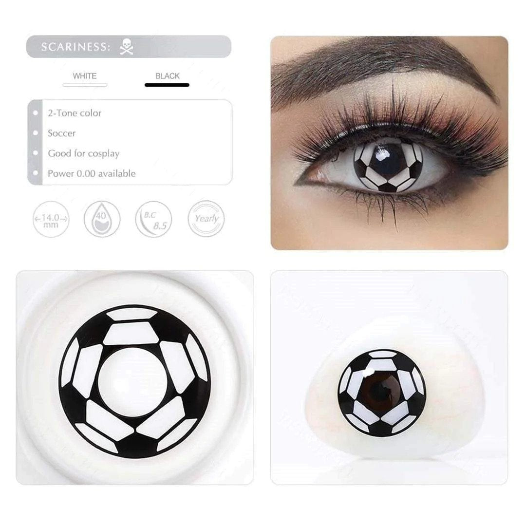 Soccer Halloween Contacts