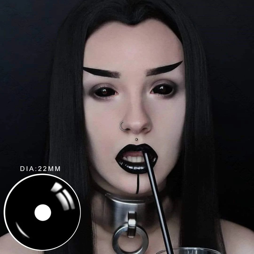 22MM Full Eye Black Sclera