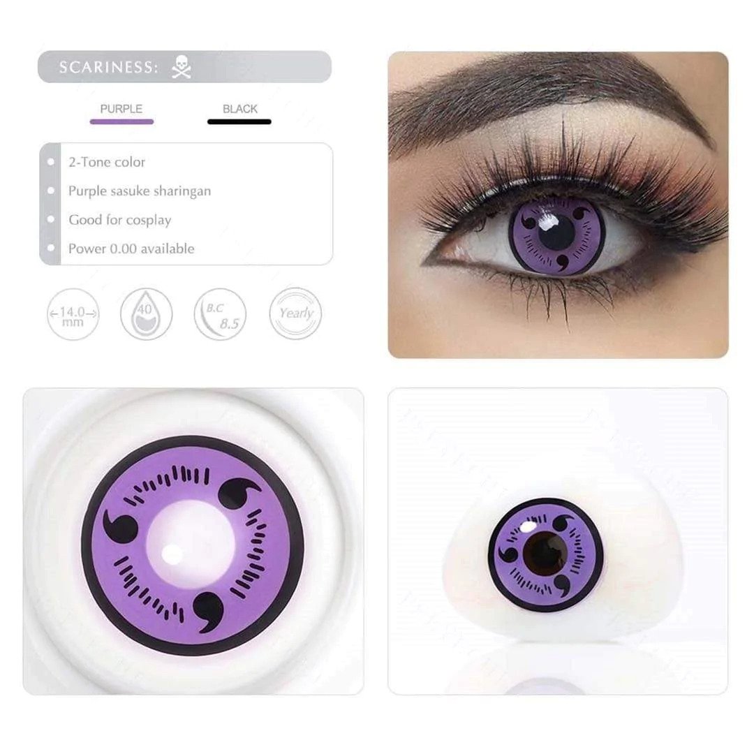 Purple Sasuke Sharingan Contacts