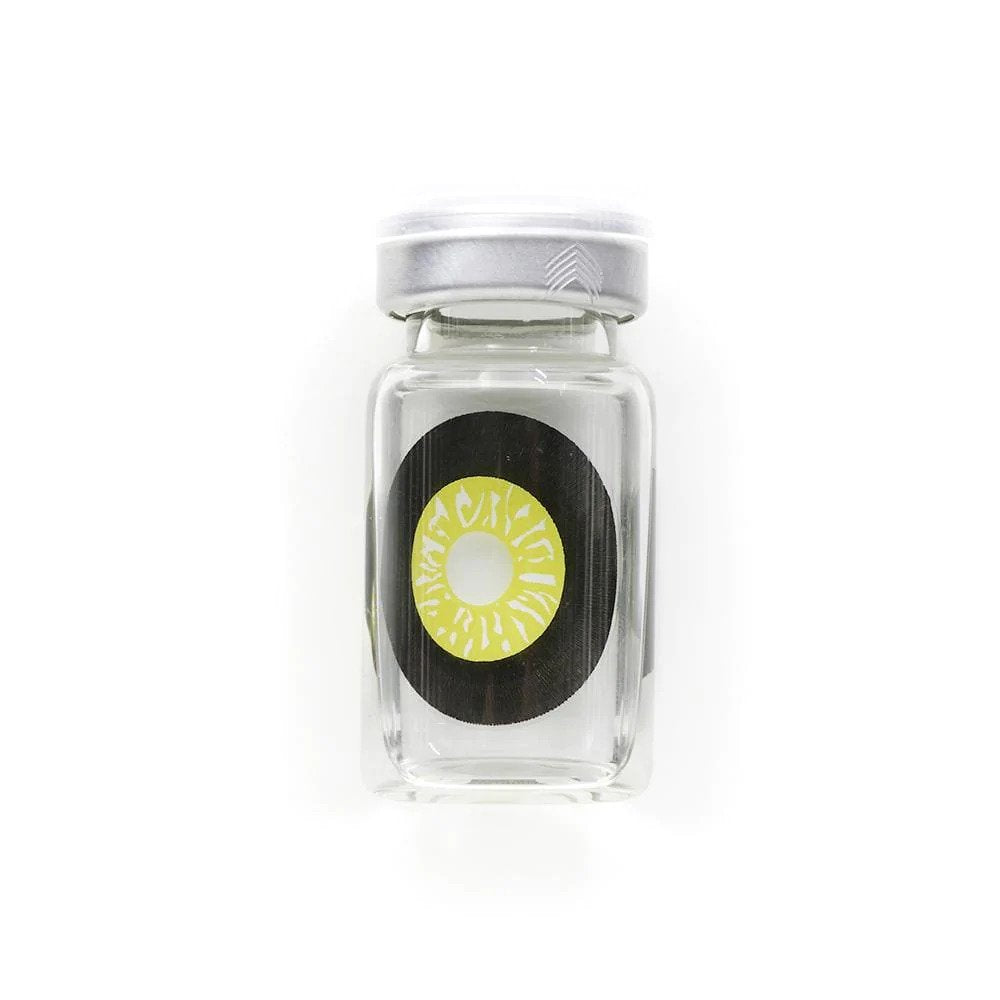 Black And Yellow Full Eye 22mm Sclera
