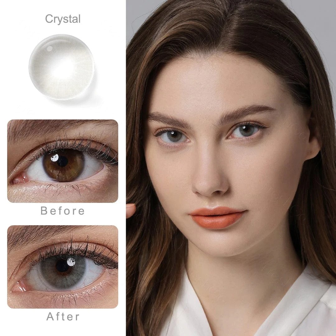 Hidrocor II - Crystal Gray Colored Contacts