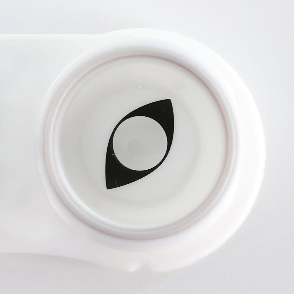 White Cat Eye Contacts