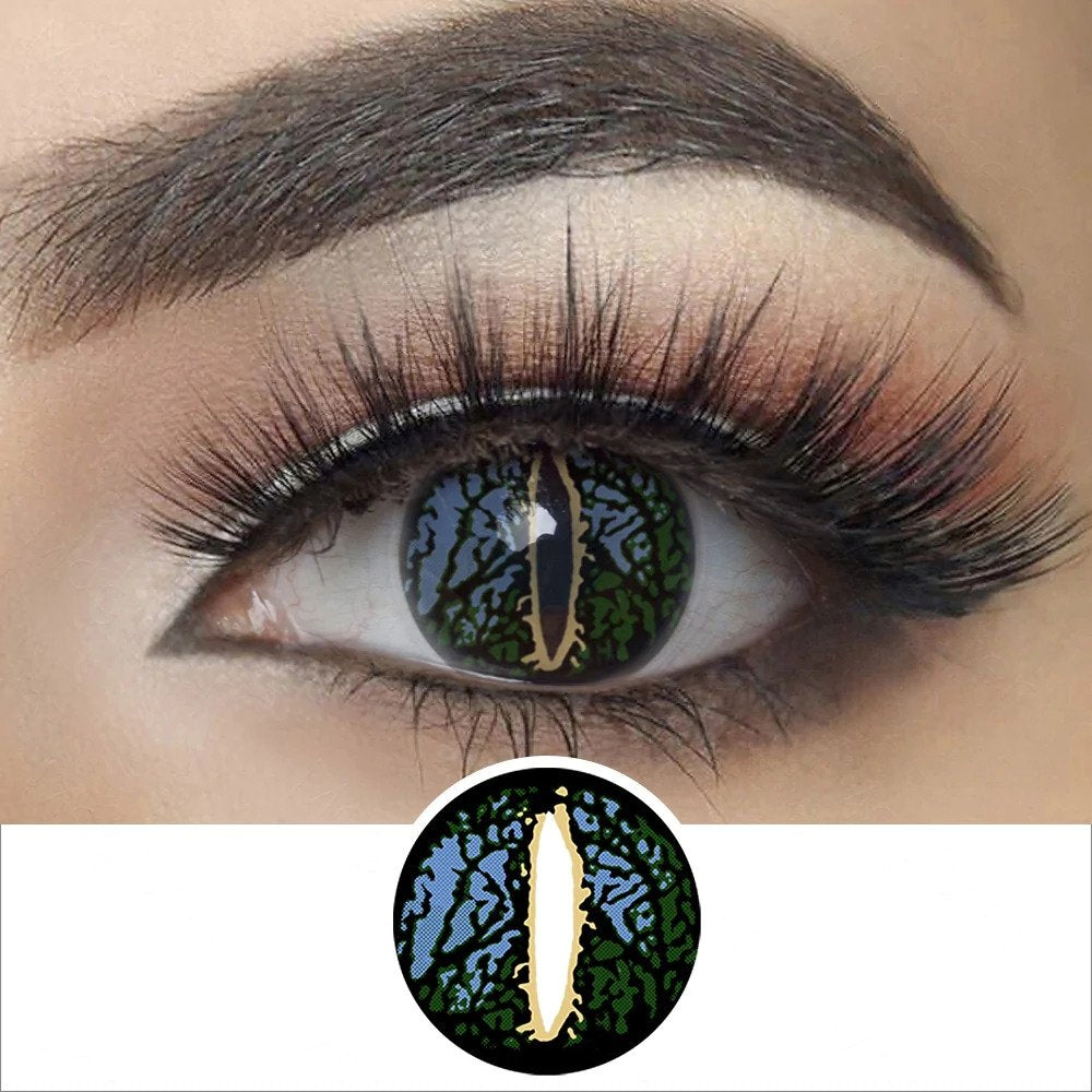 Green Lizard Eye