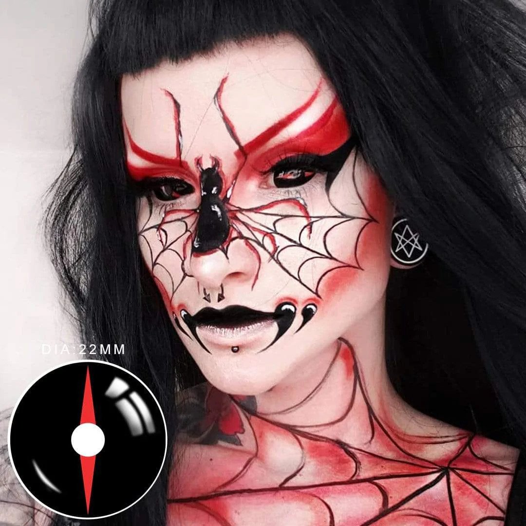 Redlash Black Full Eye 22mm Sclera