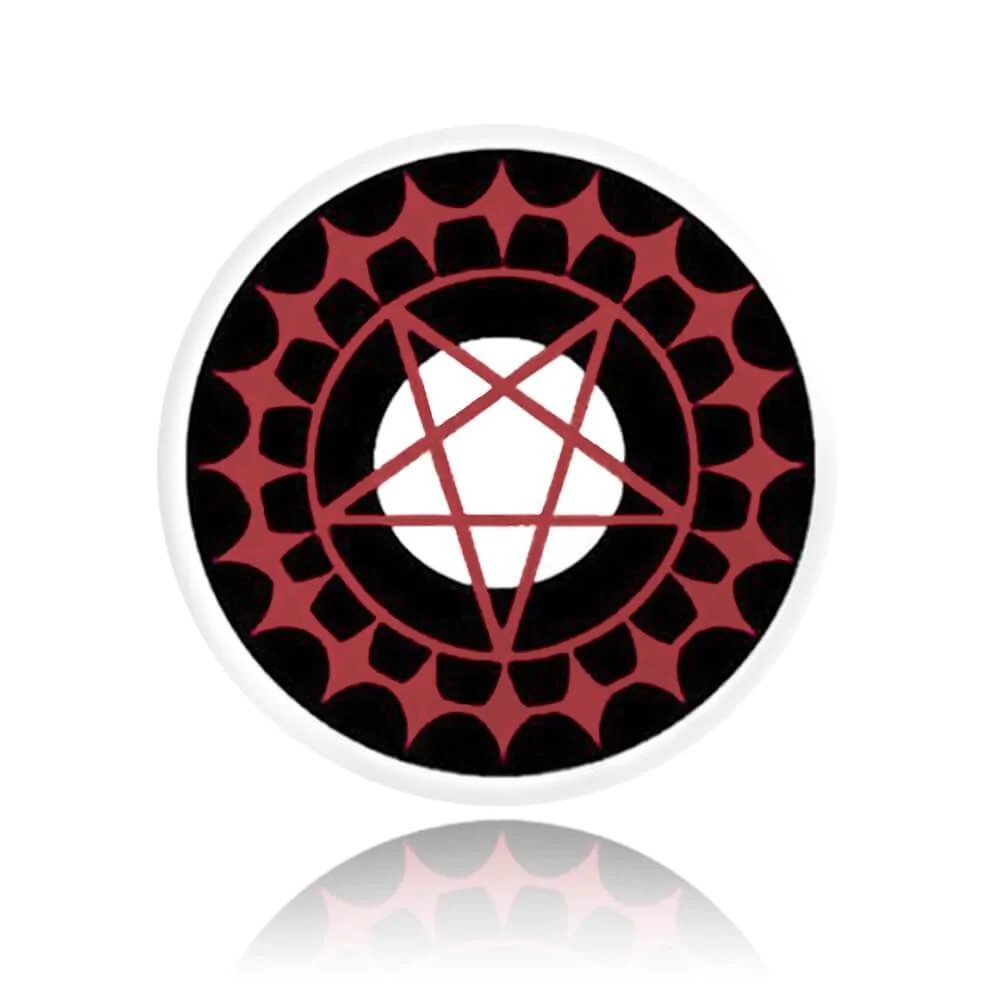 Black Contract Halloween contact lenses
