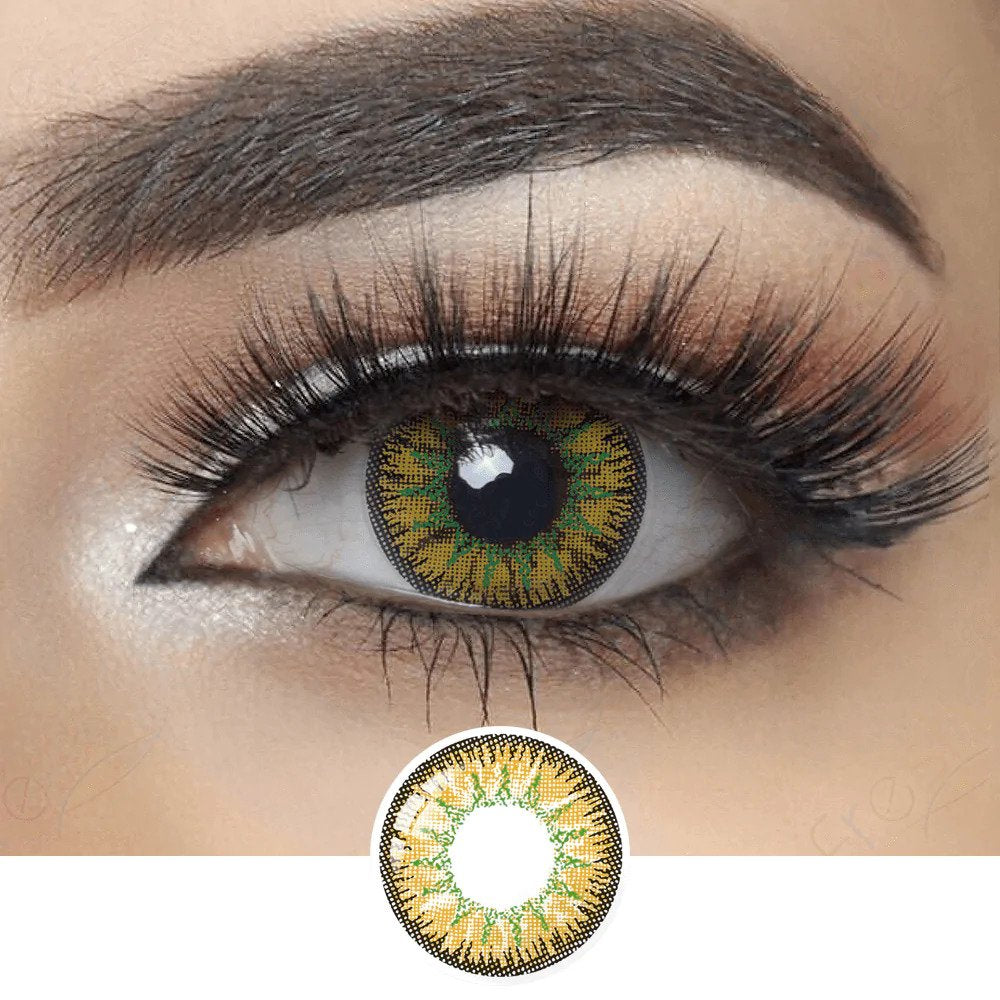 Nonno Hazel Yellow Contact Lenses