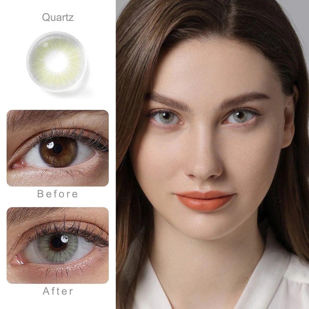 Hidrocor Quartz Gray Colored Contacts