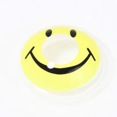 Yellow Smiley Cosplay Contacts (Expiry - 09/25)