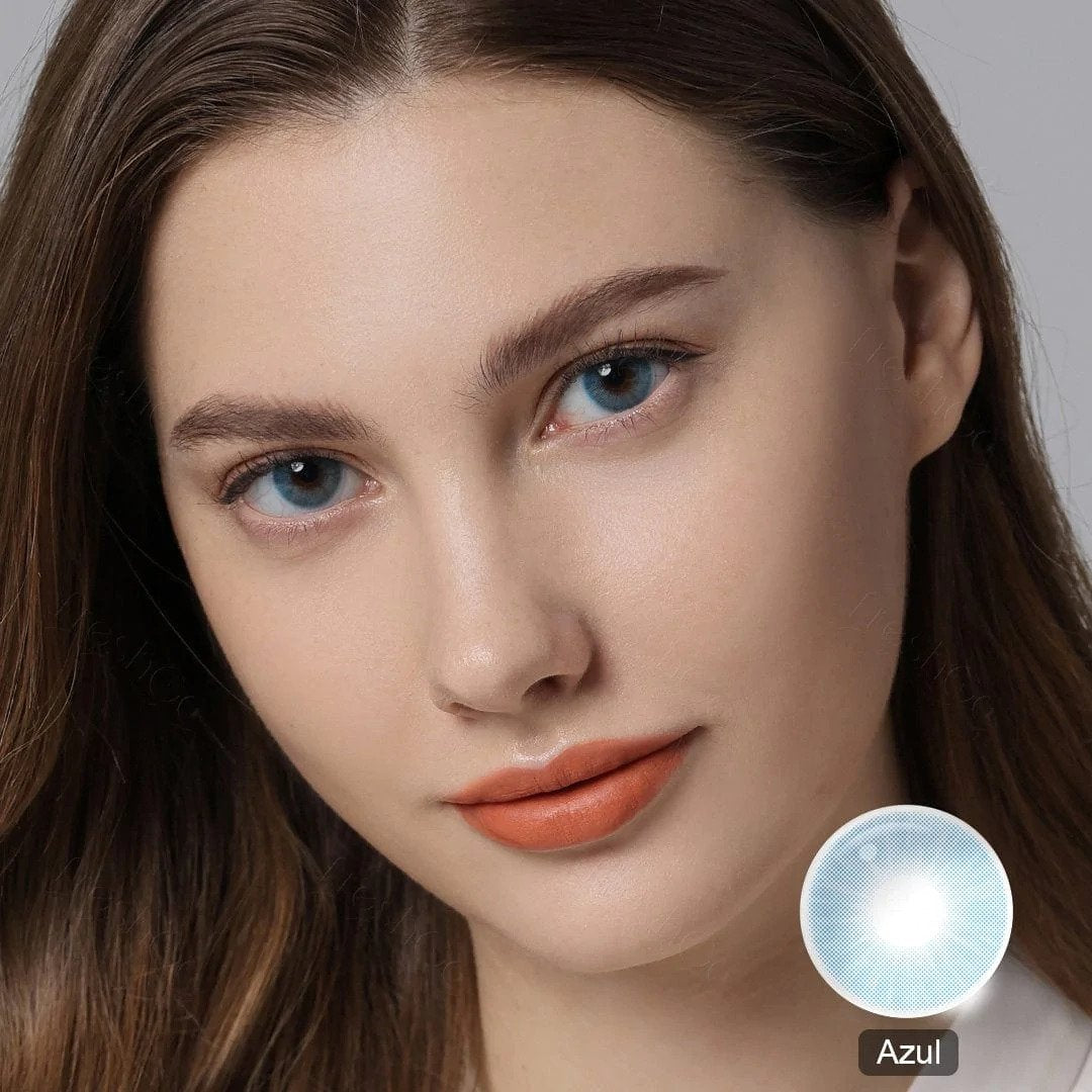 Hidrocor Azul Blue Colored Contacts