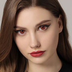 Nonno Deep Red Coloured Contacts