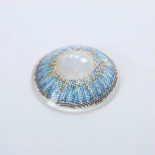 3 Tone True Sapphire Colored Contacts