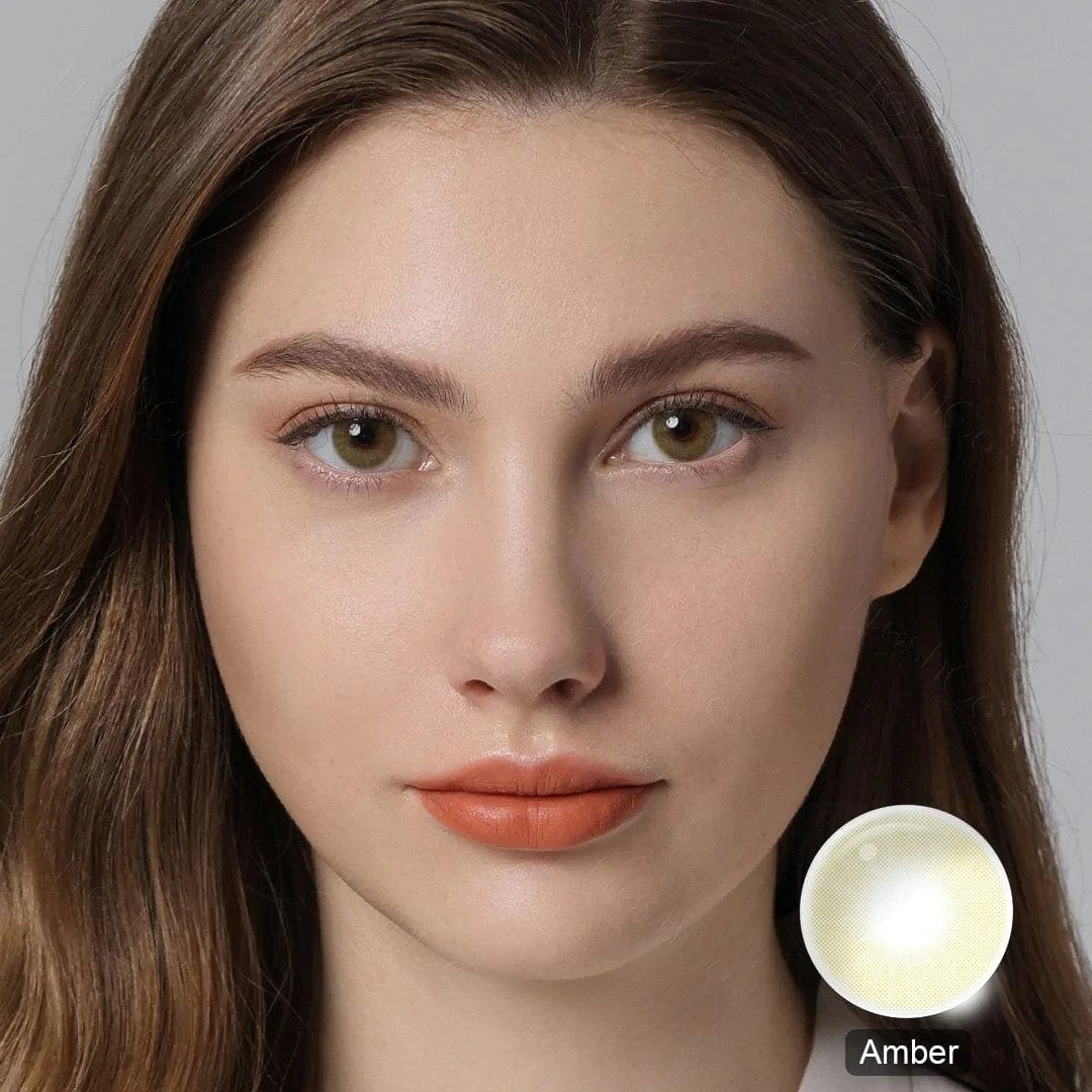 Hidrocor Amber Yellow Colored Contacts