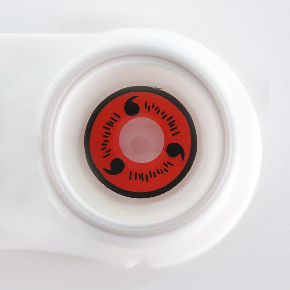 Naruto Sasuke Red Sharingan Cosplay Contacts