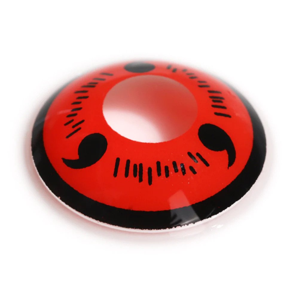 Naruto Sasuke Red Sharingan Cosplay Contacts