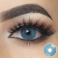Fiesta Blue Coloured Contact Lenses