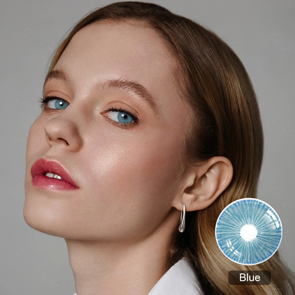 Fiesta Blue Coloured Contact Lenses
