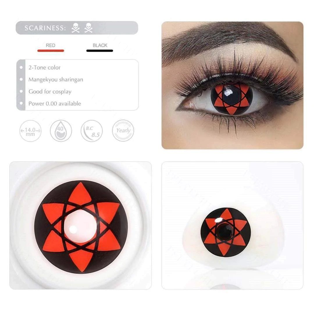 Sasuke Mangekyou Sharingan Cosplay Contacts