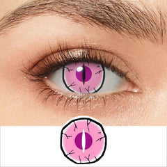 Demon Slayer Pink Nezuko Demon Eye Contacts