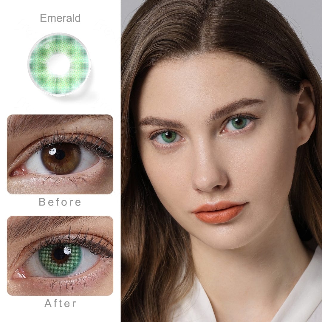 Hidrocor Emerald Green Colored Contacts