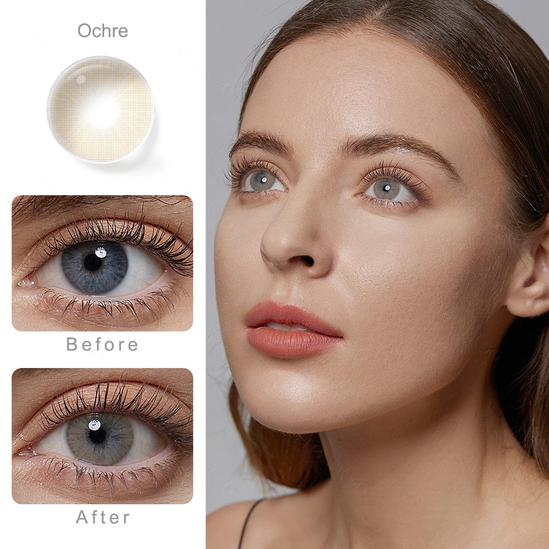 Rio Ochre Brown Colored Contacts