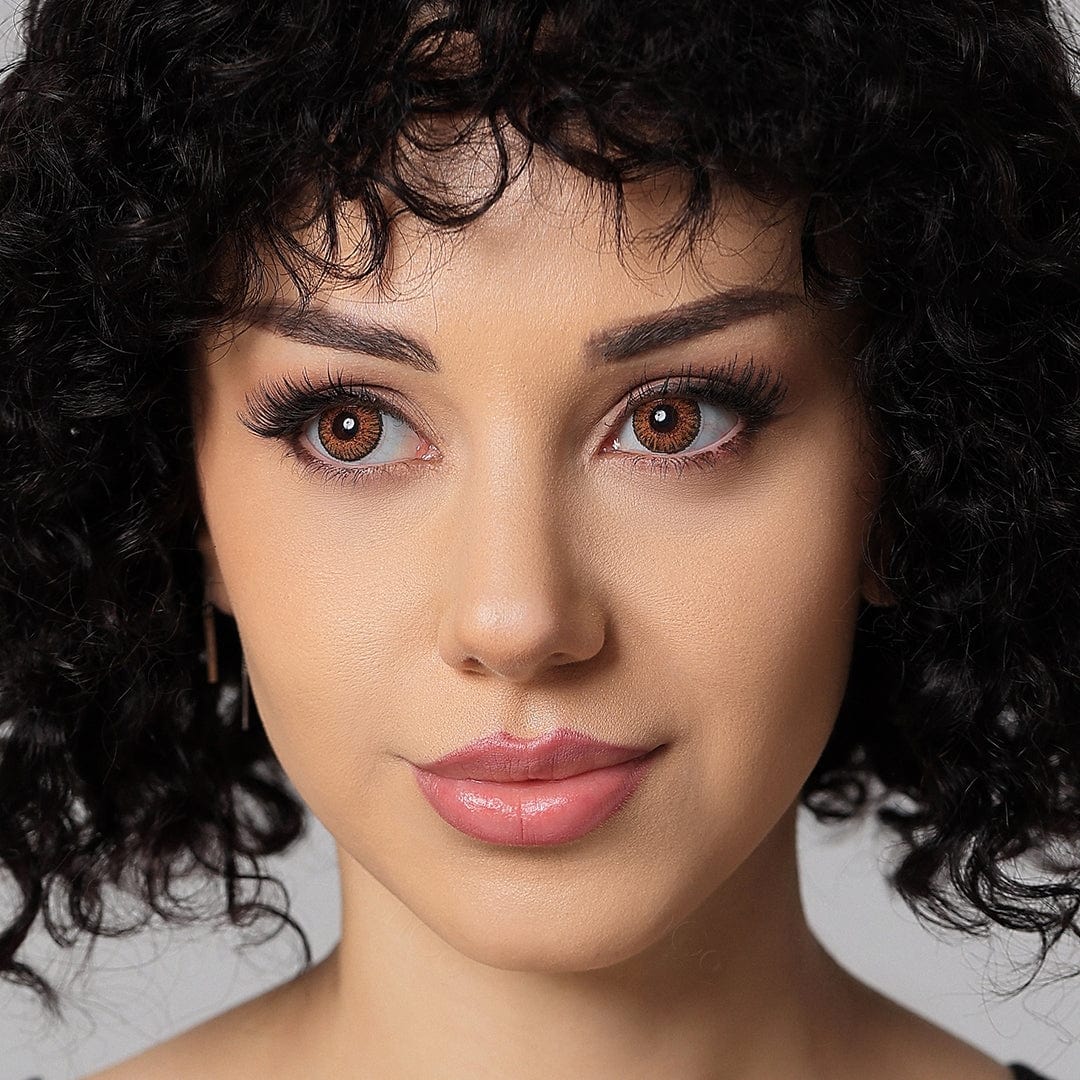 3 Tone Honey Colored Contacts