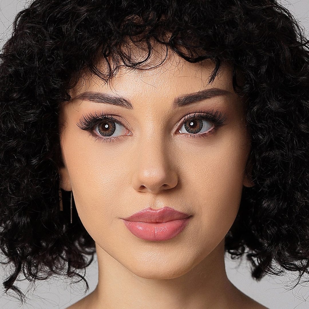 3 Tone Gray Colored Contacts