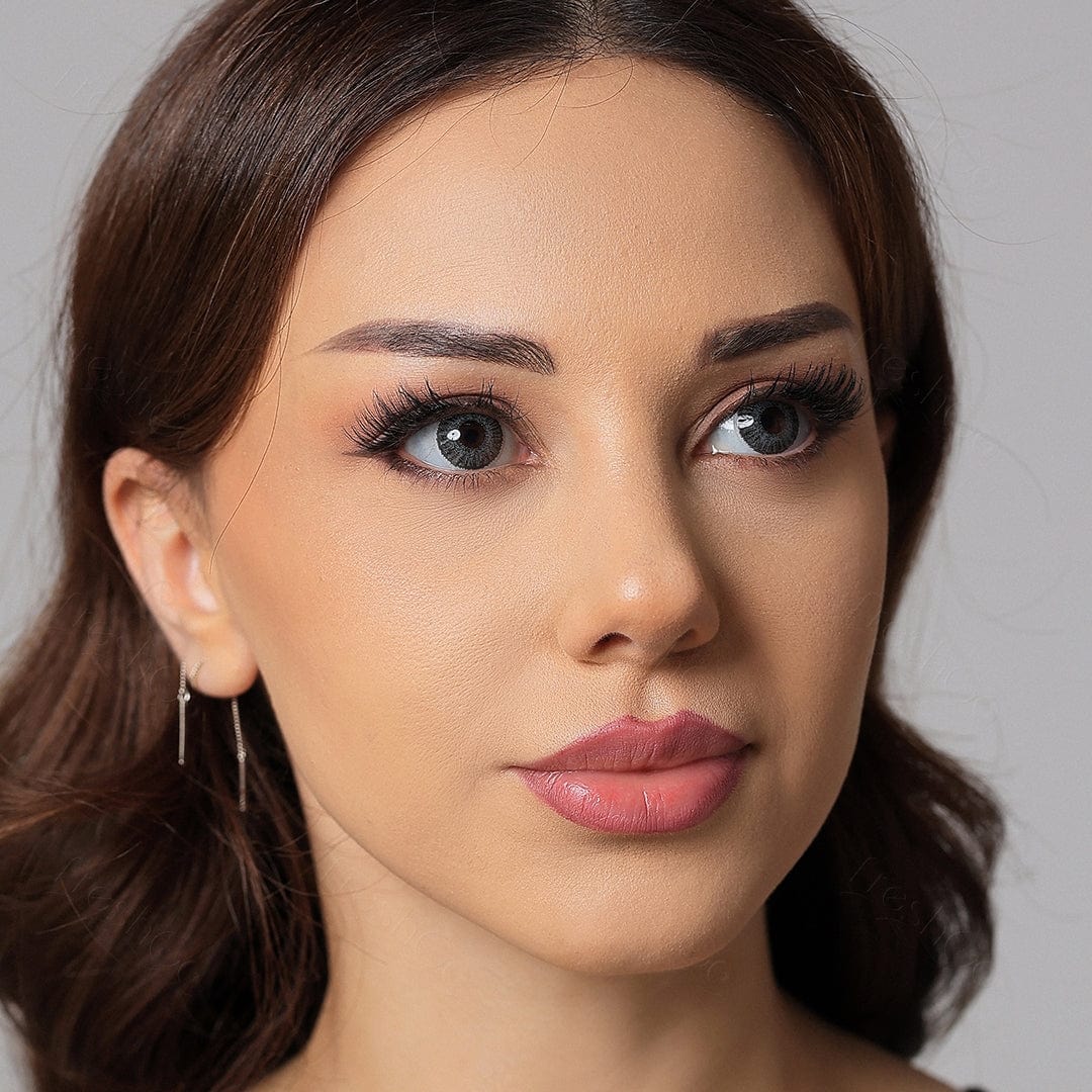 3 Tone Sterling Gray Colored Contacts