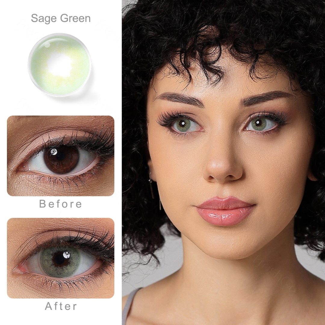 Alaska Sage Green Contact Lenses