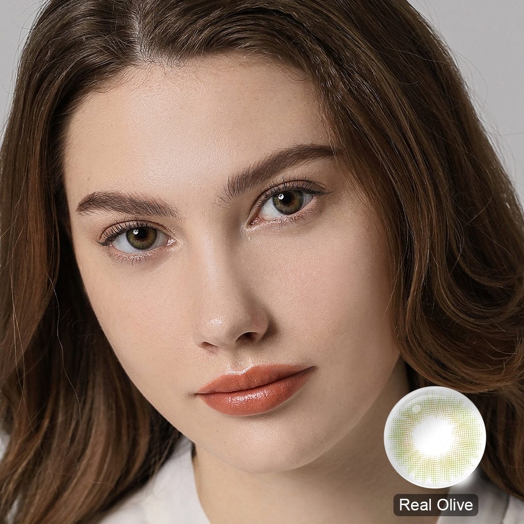 Spanish Real Olive Coloured Contacts