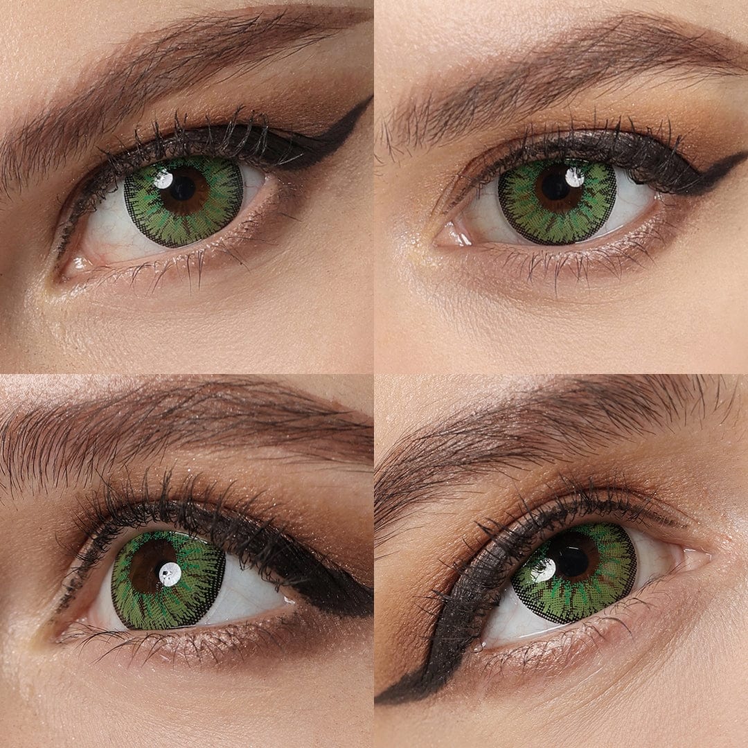 Nonno Forest Green Coloured Contacts