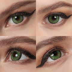 Nonno Forest Green Coloured Contacts