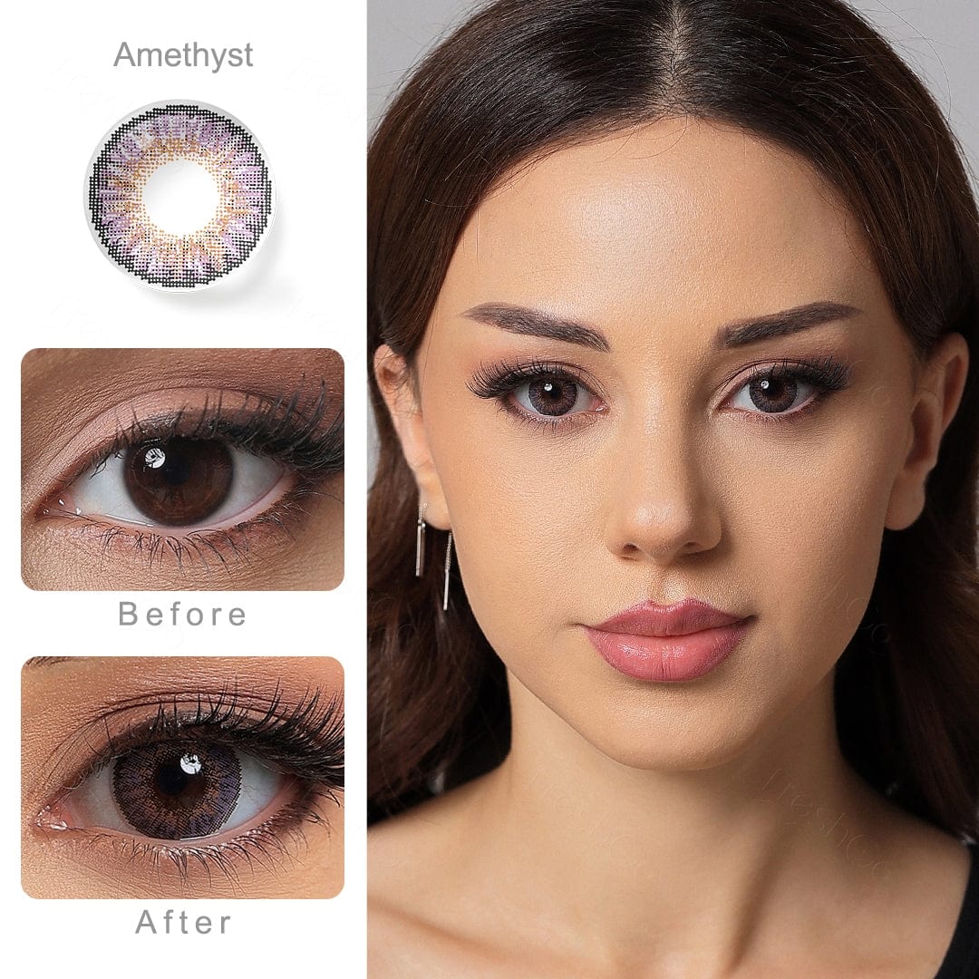3 Tone Amethyst Contact Lenses