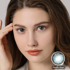 Diamond Pacific Blue Coloured Contacts