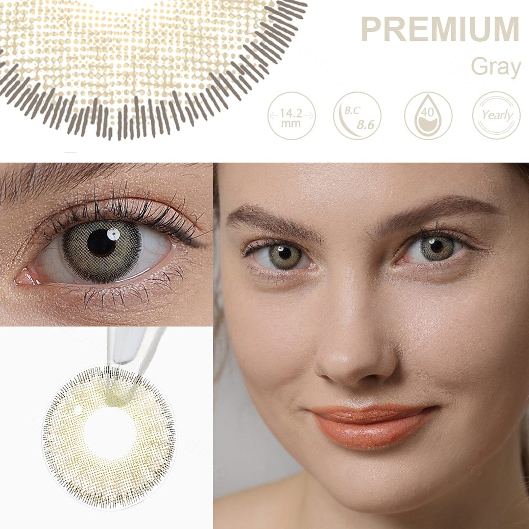 Premium Gray Contact Lenses