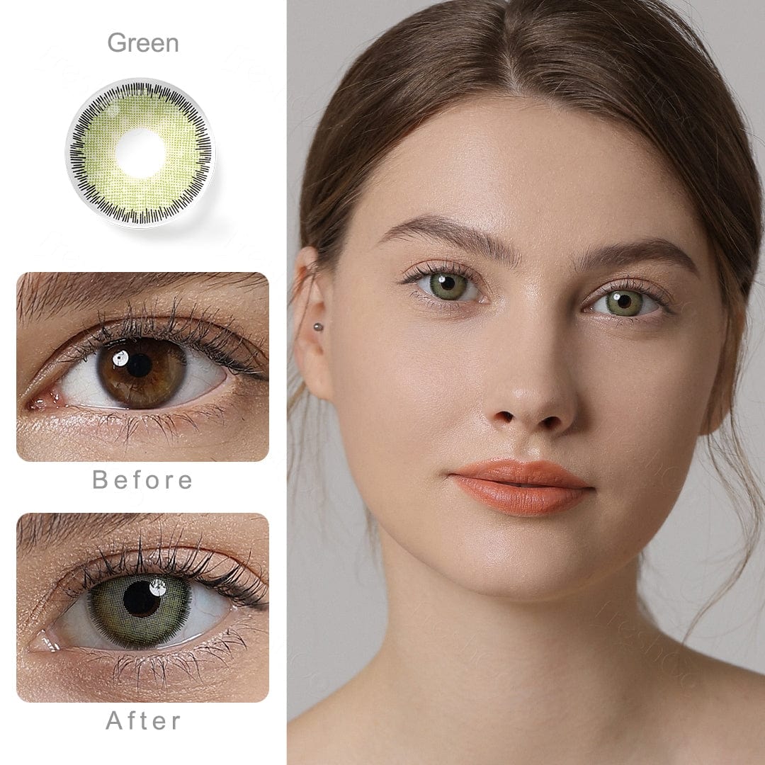 Premium Candy Green Coloured Contacts
