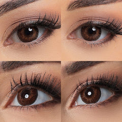 3 Tone Brown Colored Contacts