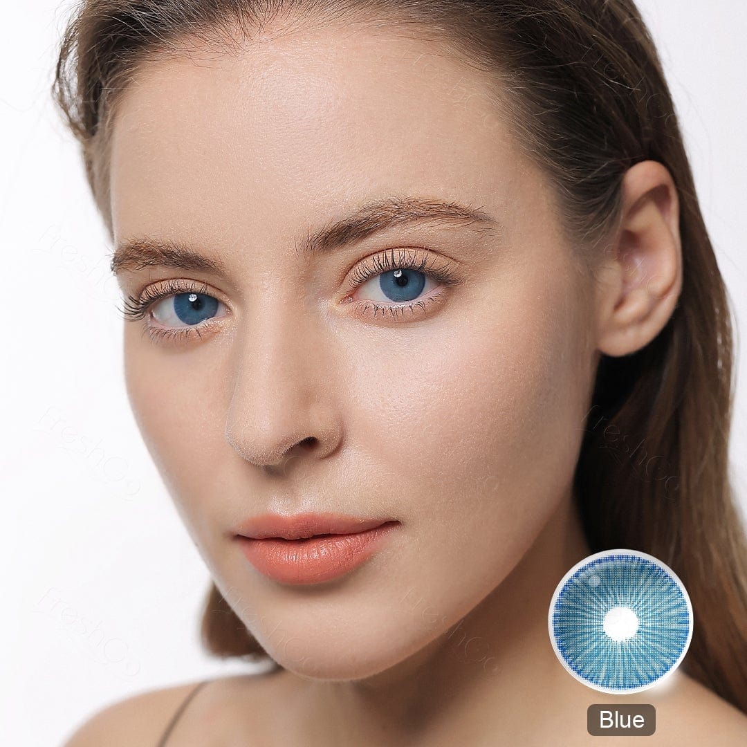 Fiesta Blue Coloured Contact Lenses