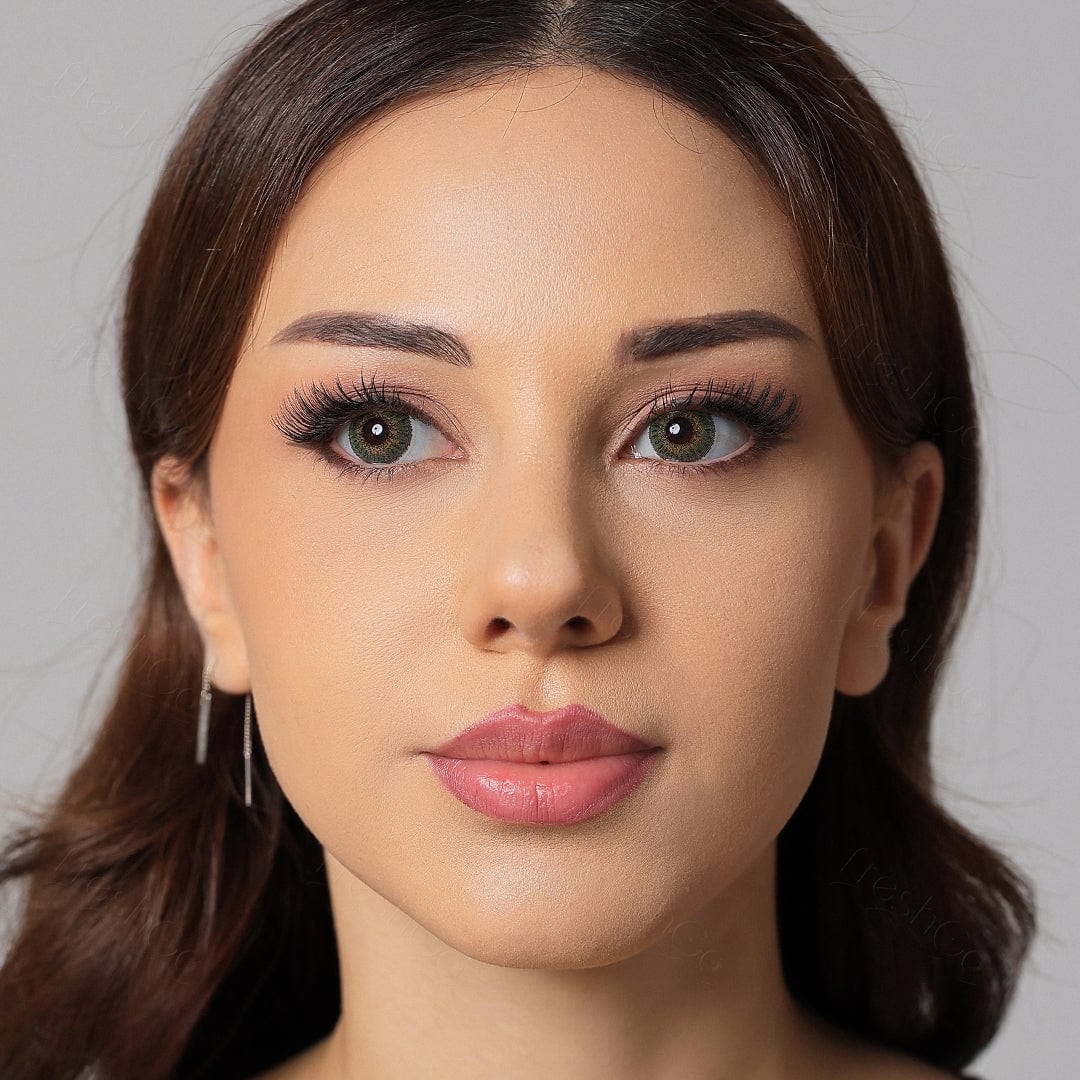 3 Tone Green coloured Contacts